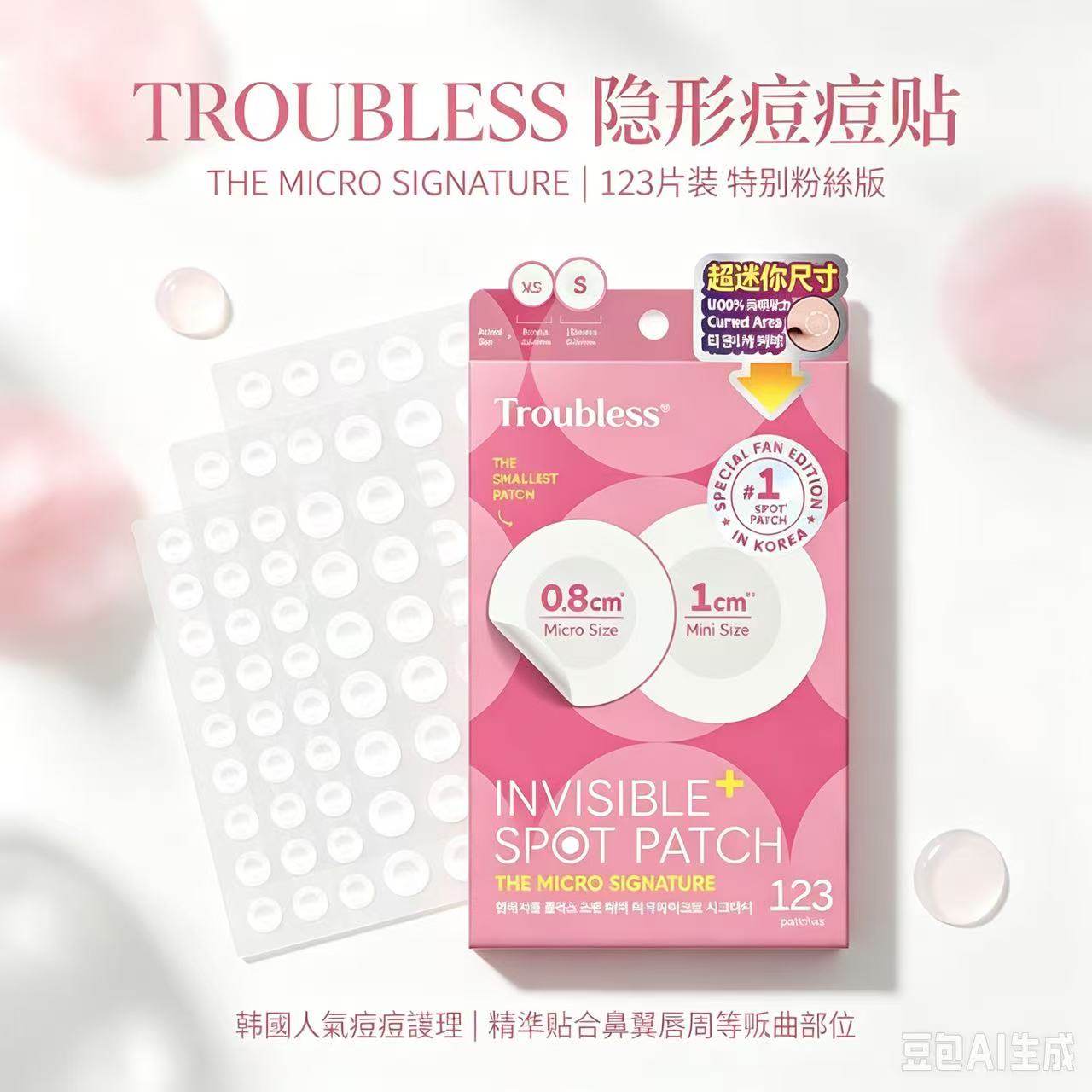 TROUBLESS 隱形痘痘貼 THE MICRO SIGNATURE
